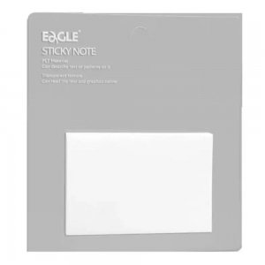 BLOCO ADESIVO TRANSPARENTE TYSN7603 STICKY NOTES 100X75MM 100 FOLHAS EAGLE