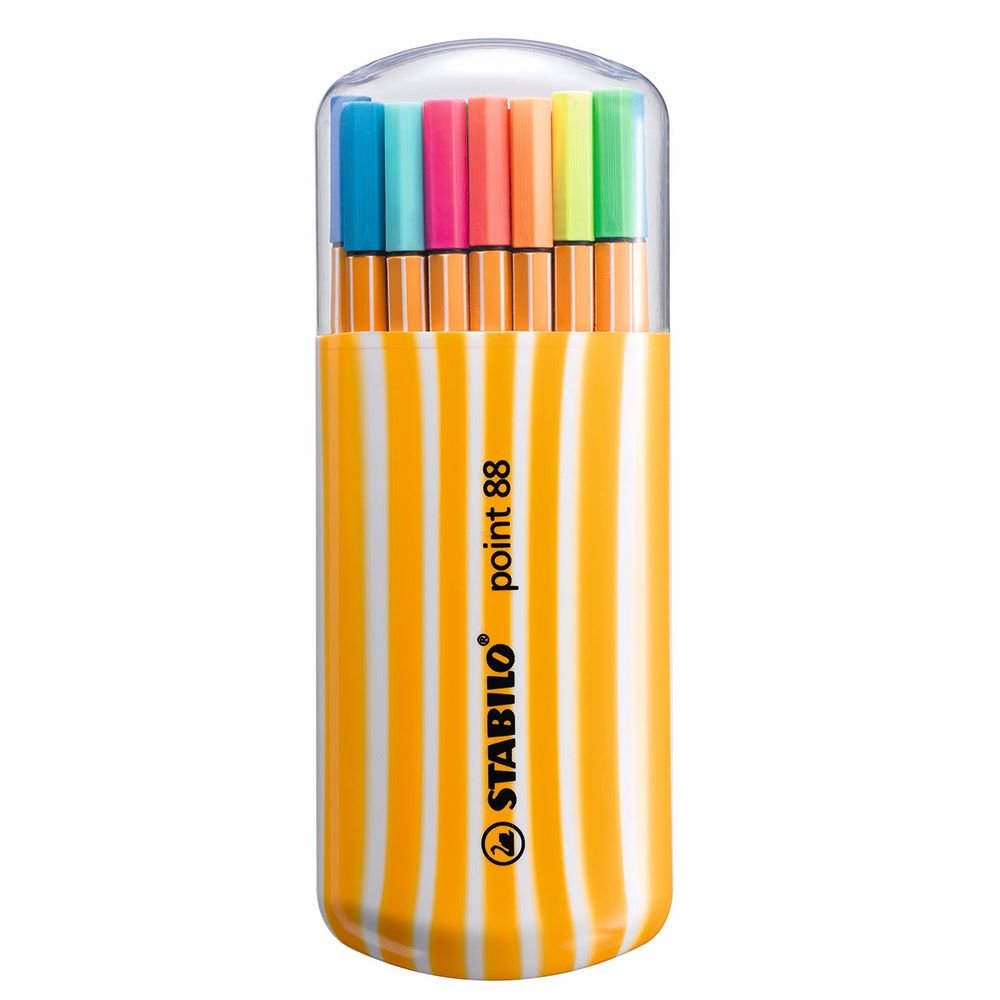 ESTOJO CANETA EXTRAFINA STABILO POINT 88 0.4MM COM 20 CORES - 8820-02 - Imagem 2